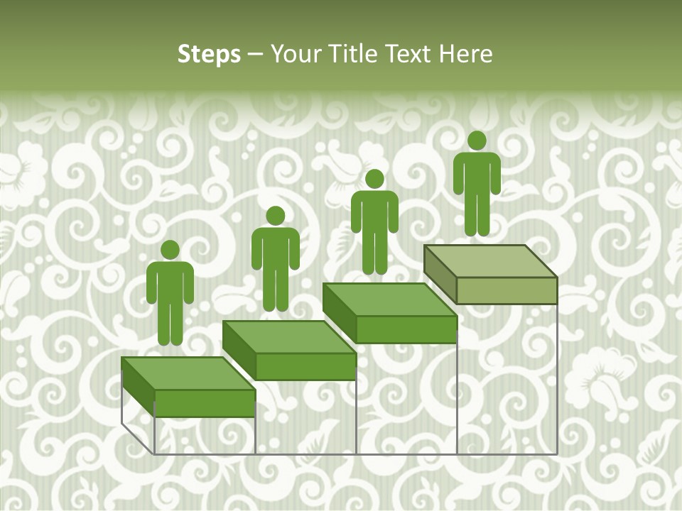 Scroll Foliage Decorative PowerPoint Template