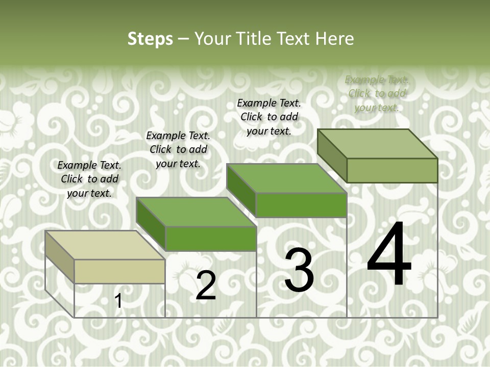 Scroll Foliage Decorative PowerPoint Template