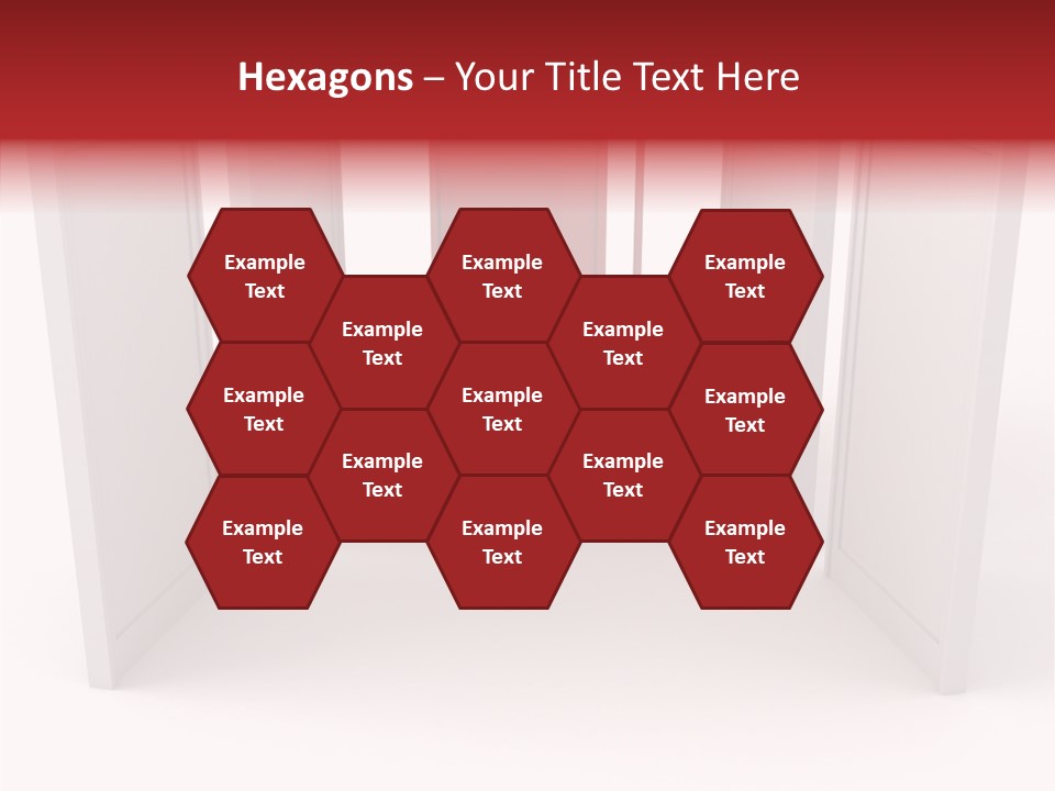 Red Door Winning PowerPoint Template