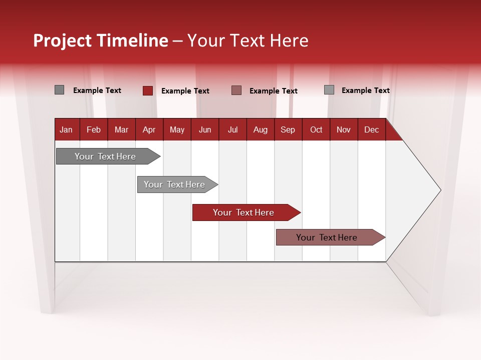 Red Door Winning PowerPoint Template
