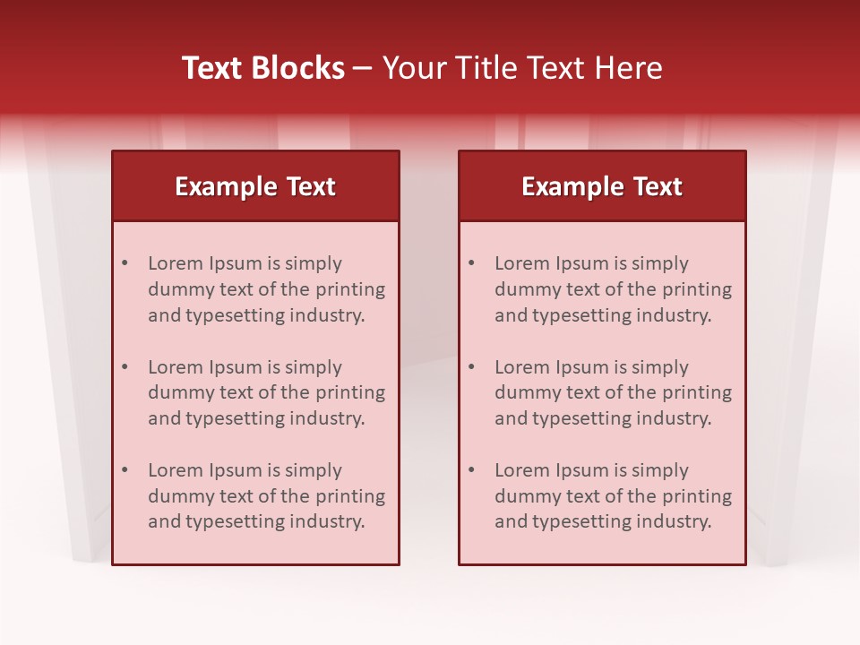 Red Door Winning PowerPoint Template