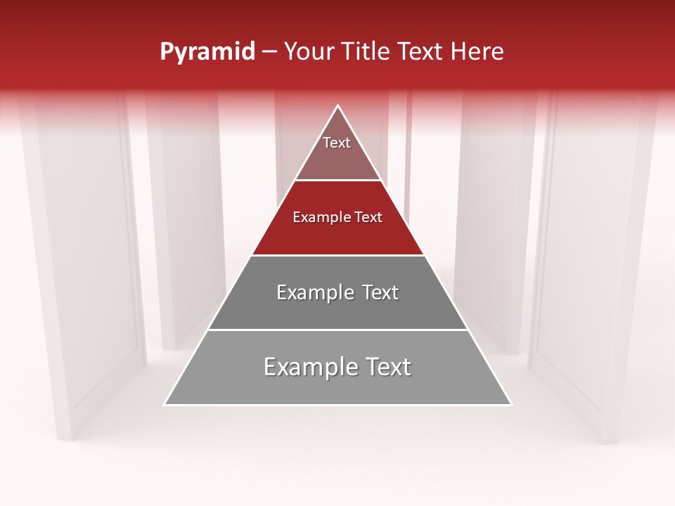Red Door Winning PowerPoint Template