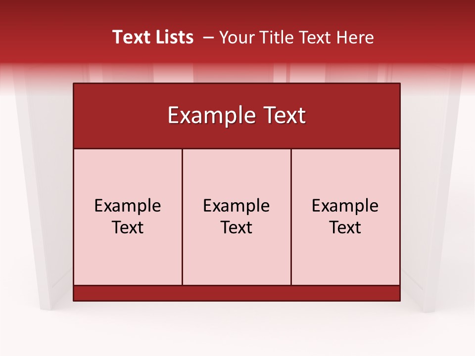 Red Door Winning PowerPoint Template