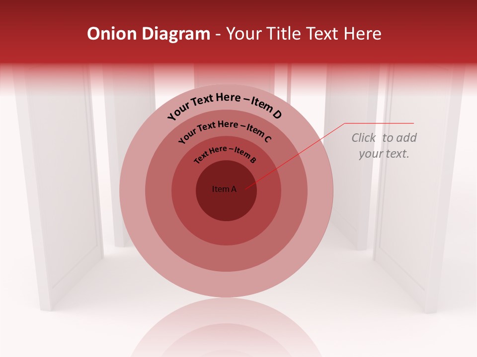 Red Door Winning PowerPoint Template