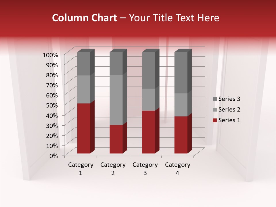 Red Door Winning PowerPoint Template