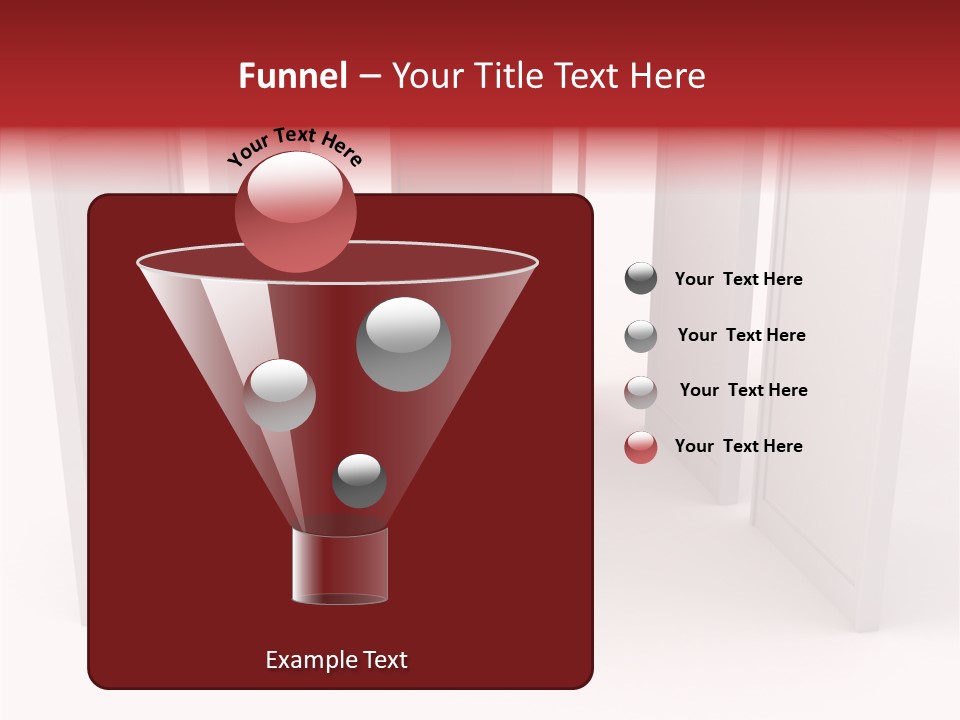 Red Door Winning PowerPoint Template
