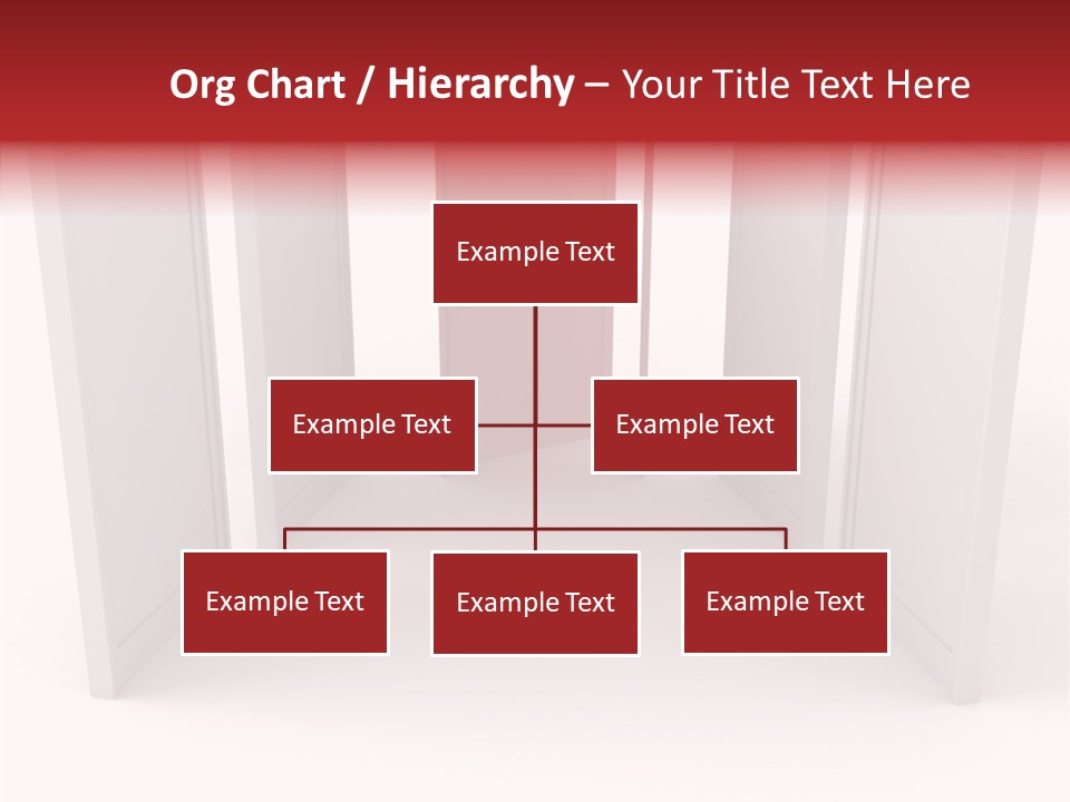 Red Door Winning PowerPoint Template