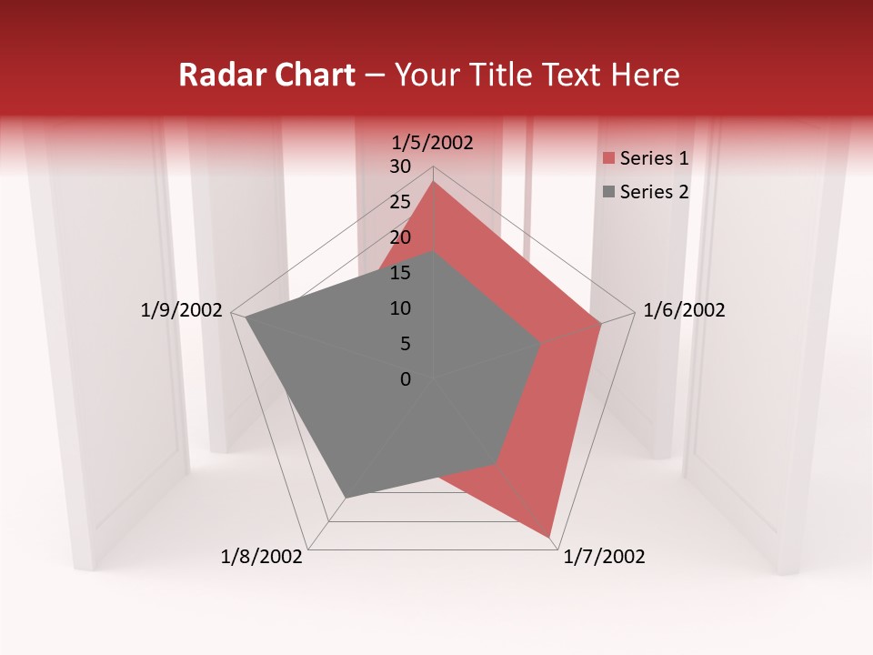 Red Door Winning PowerPoint Template