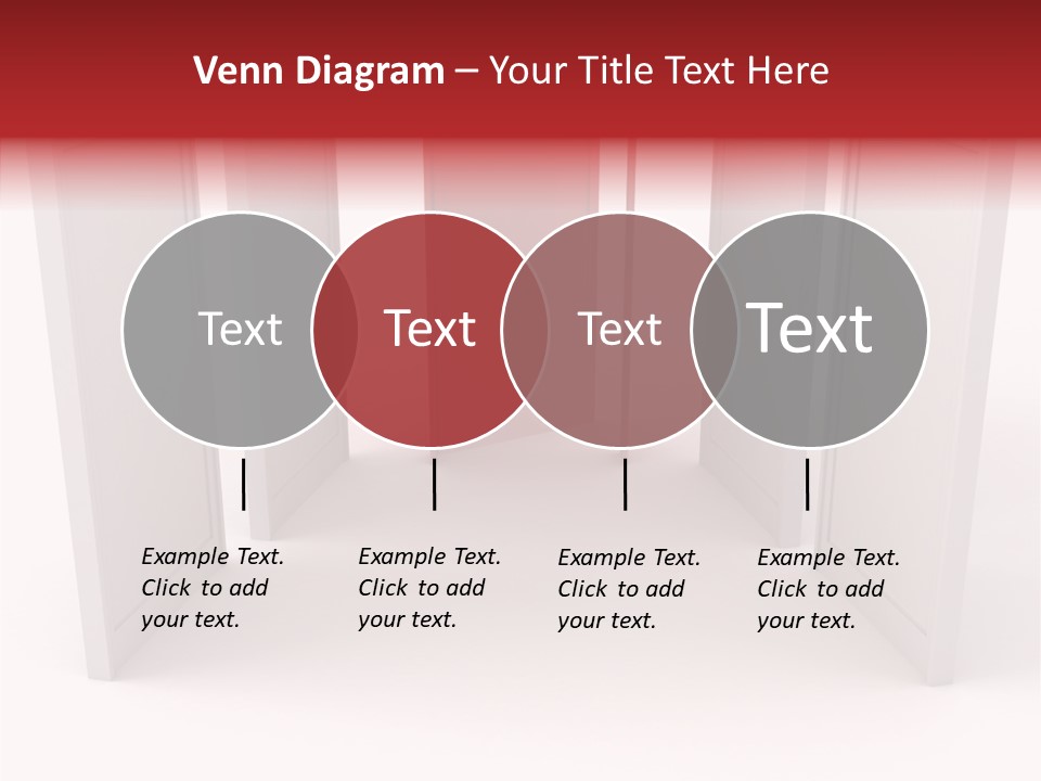 Red Door Winning PowerPoint Template