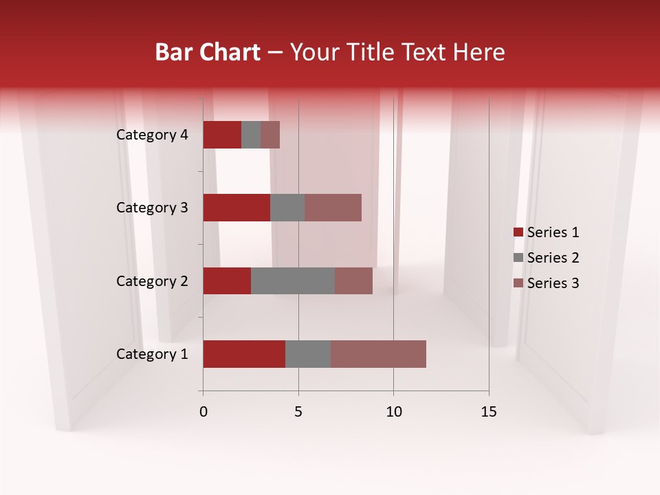 Red Door Winning PowerPoint Template