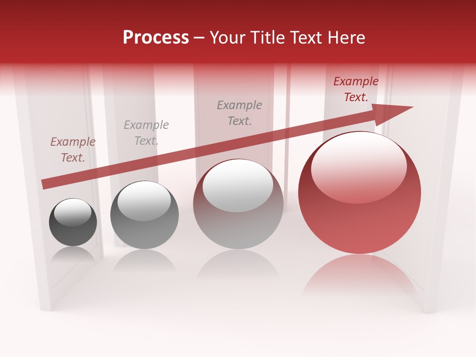 Red Door Winning PowerPoint Template