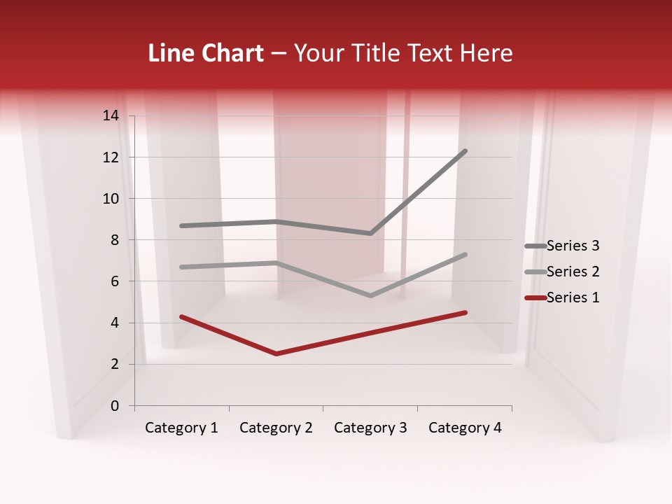 Red Door Winning PowerPoint Template