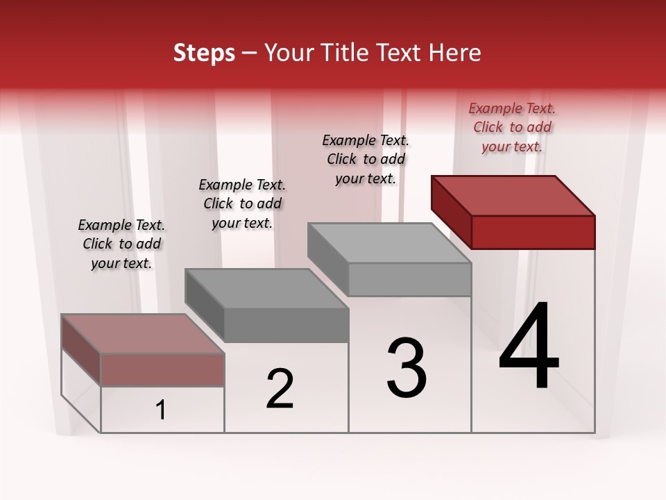 Red Door Winning PowerPoint Template