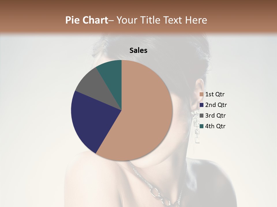 Young Face Fingers PowerPoint Template