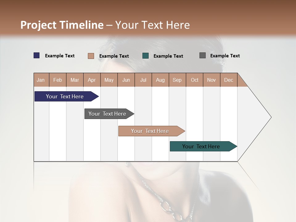 Young Face Fingers PowerPoint Template