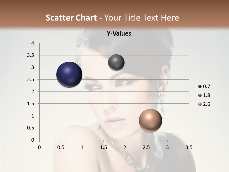 Young Face Fingers PowerPoint Template