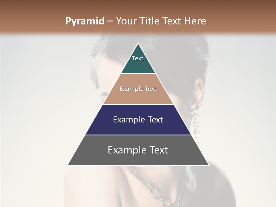 Young Face Fingers PowerPoint Template