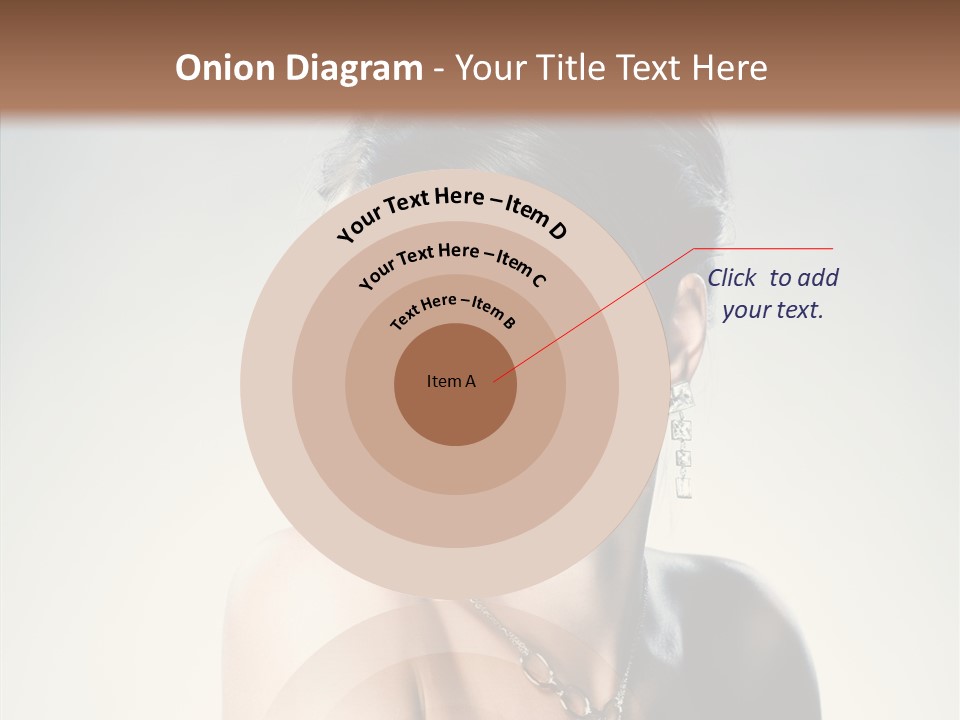 Young Face Fingers PowerPoint Template