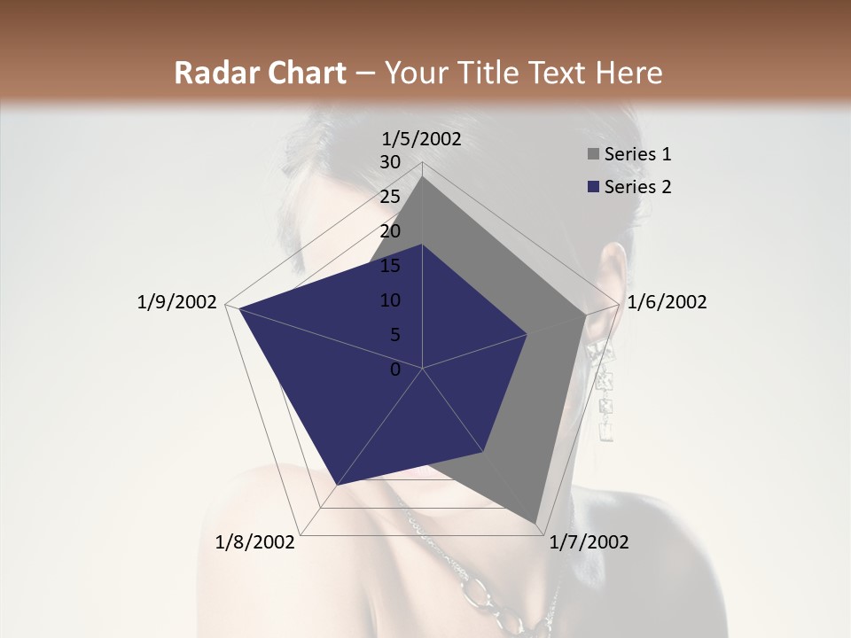 Young Face Fingers PowerPoint Template