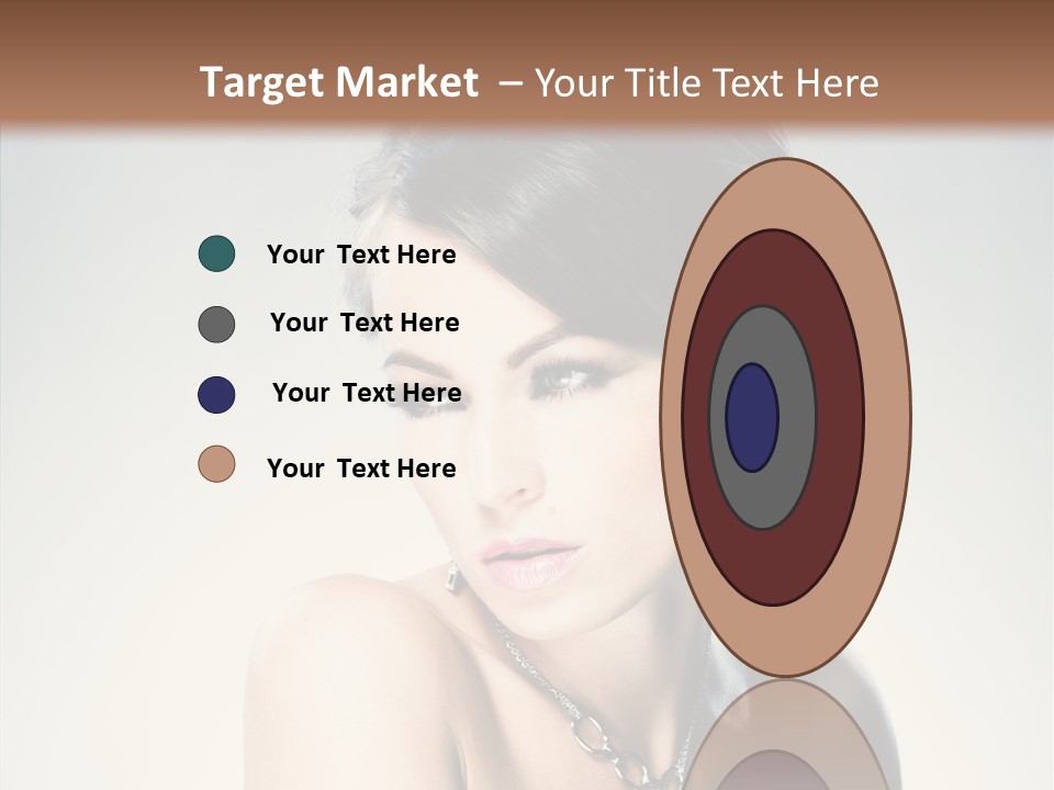 Young Face Fingers PowerPoint Template