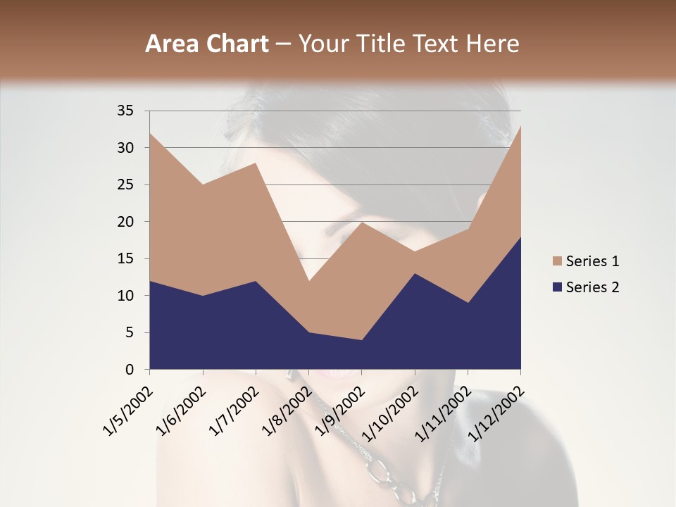 Young Face Fingers PowerPoint Template