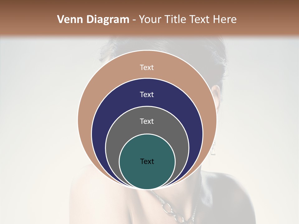 Young Face Fingers PowerPoint Template