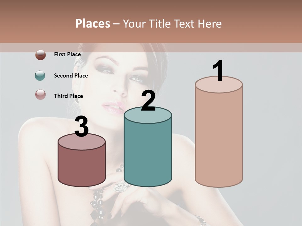 Fingers Jewelry Femininity PowerPoint Template