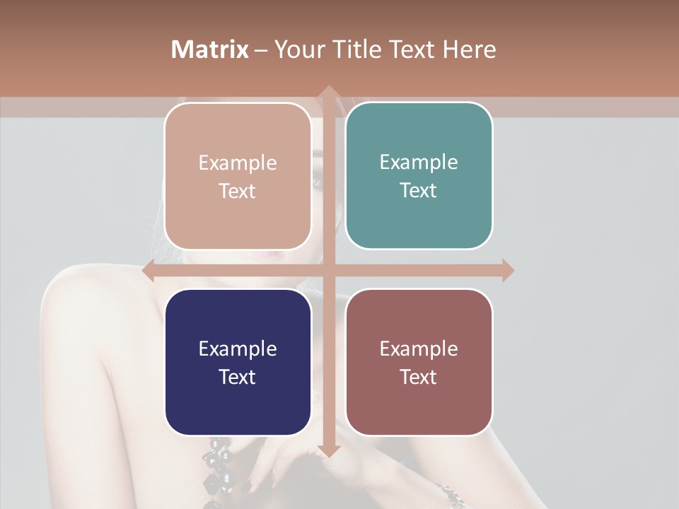 Fingers Jewelry Femininity PowerPoint Template