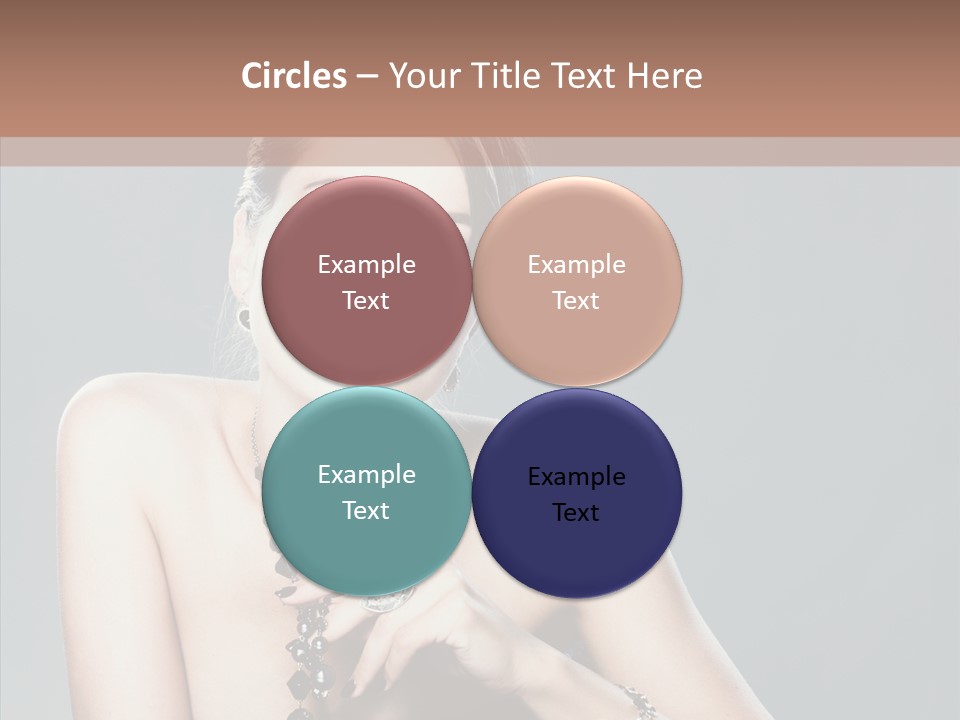 Fingers Jewelry Femininity PowerPoint Template