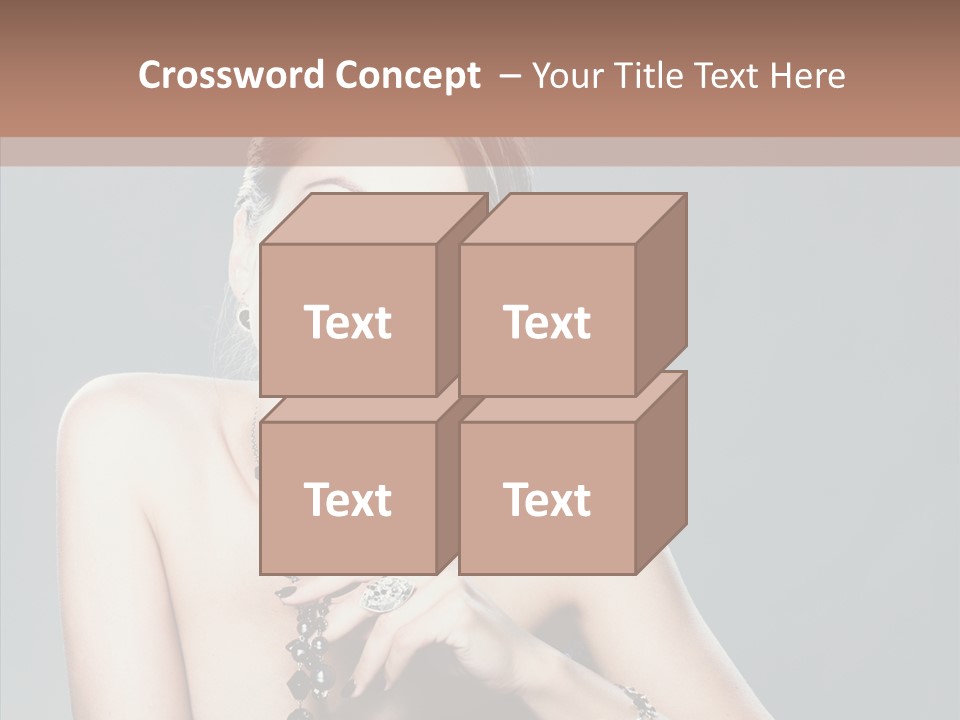 Fingers Jewelry Femininity PowerPoint Template