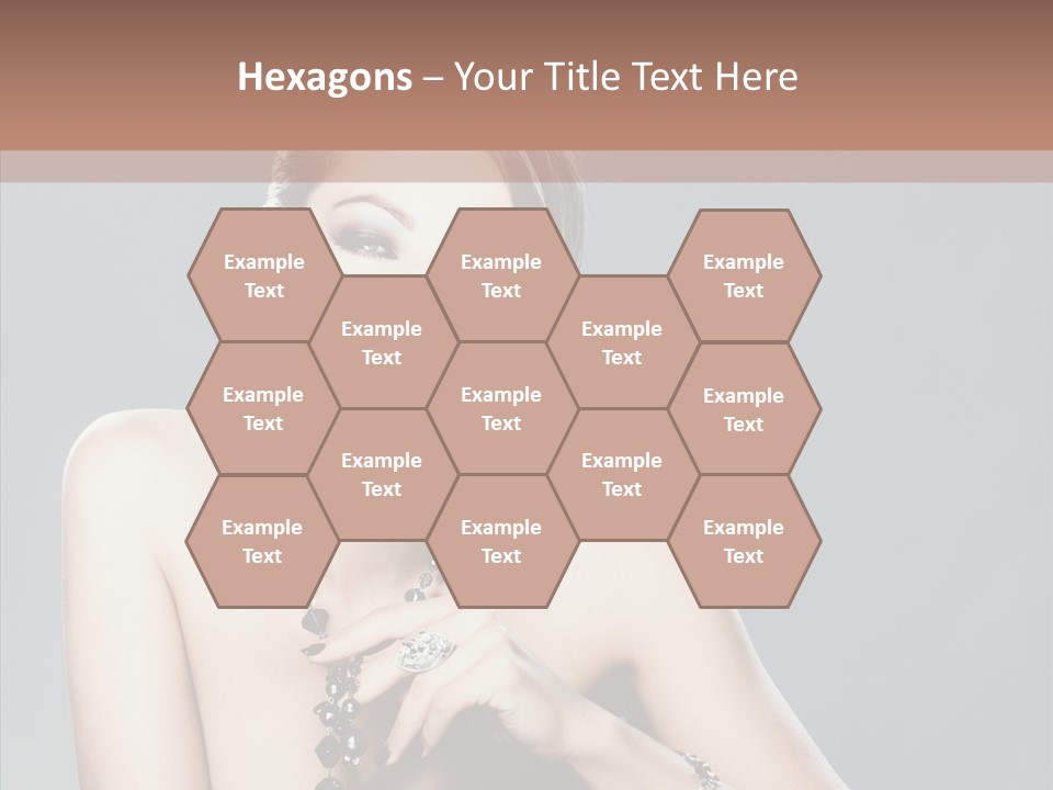 Fingers Jewelry Femininity PowerPoint Template