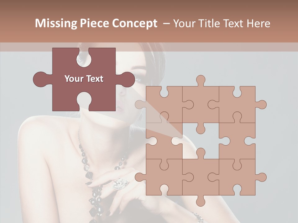 Fingers Jewelry Femininity PowerPoint Template