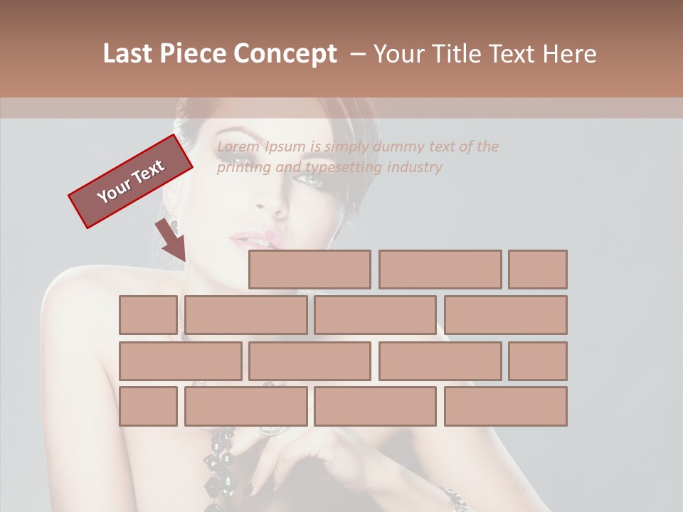 Fingers Jewelry Femininity PowerPoint Template