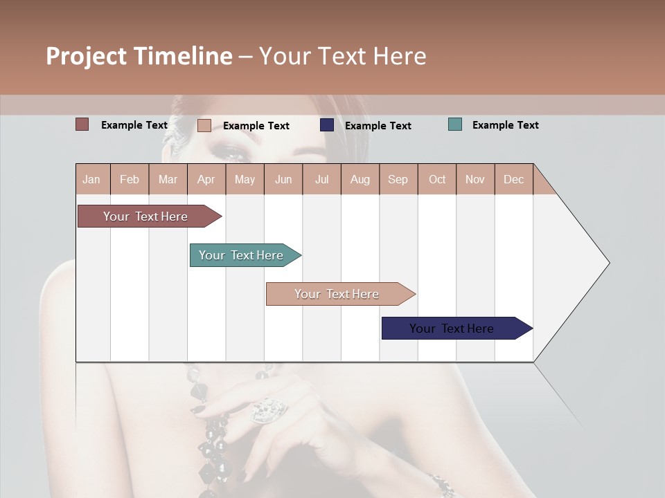 Fingers Jewelry Femininity PowerPoint Template