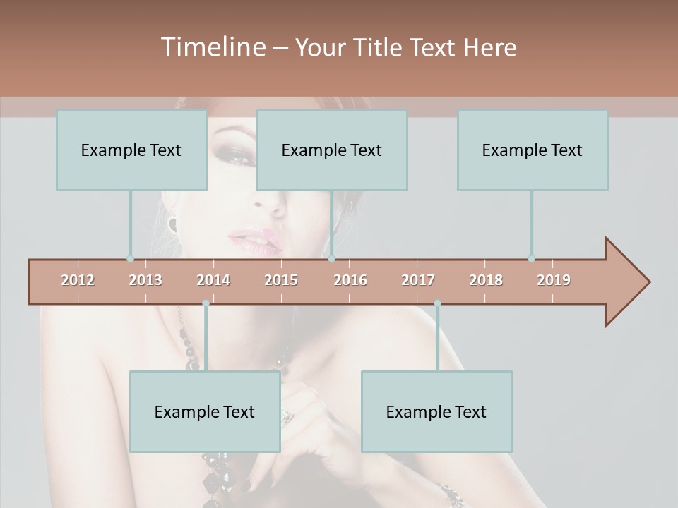 Fingers Jewelry Femininity PowerPoint Template