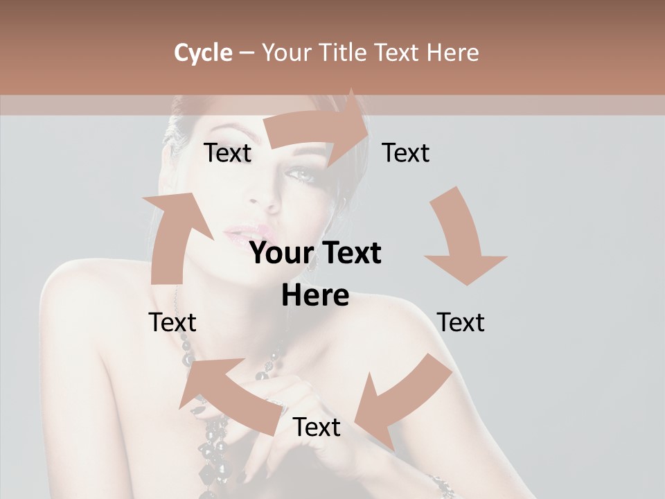 Fingers Jewelry Femininity PowerPoint Template