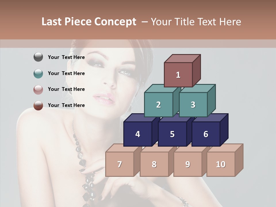 Fingers Jewelry Femininity PowerPoint Template