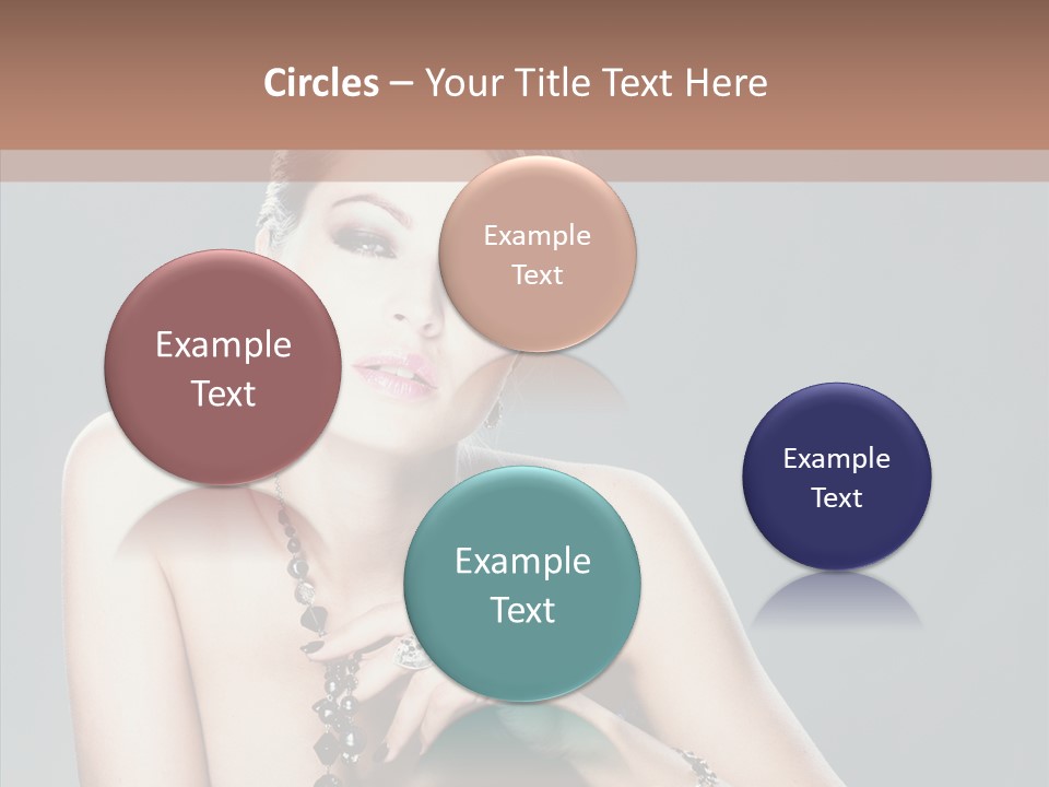 Fingers Jewelry Femininity PowerPoint Template