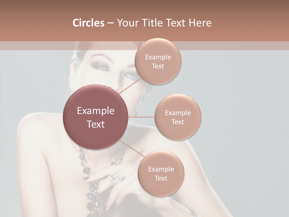 Fingers Jewelry Femininity PowerPoint Template