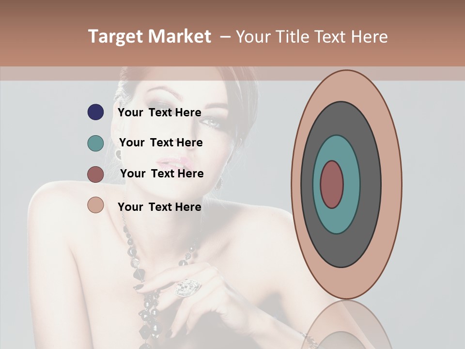 Fingers Jewelry Femininity PowerPoint Template