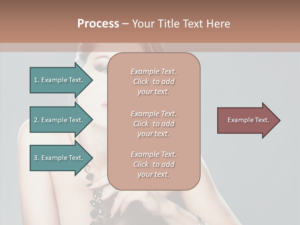 Fingers Jewelry Femininity PowerPoint Template