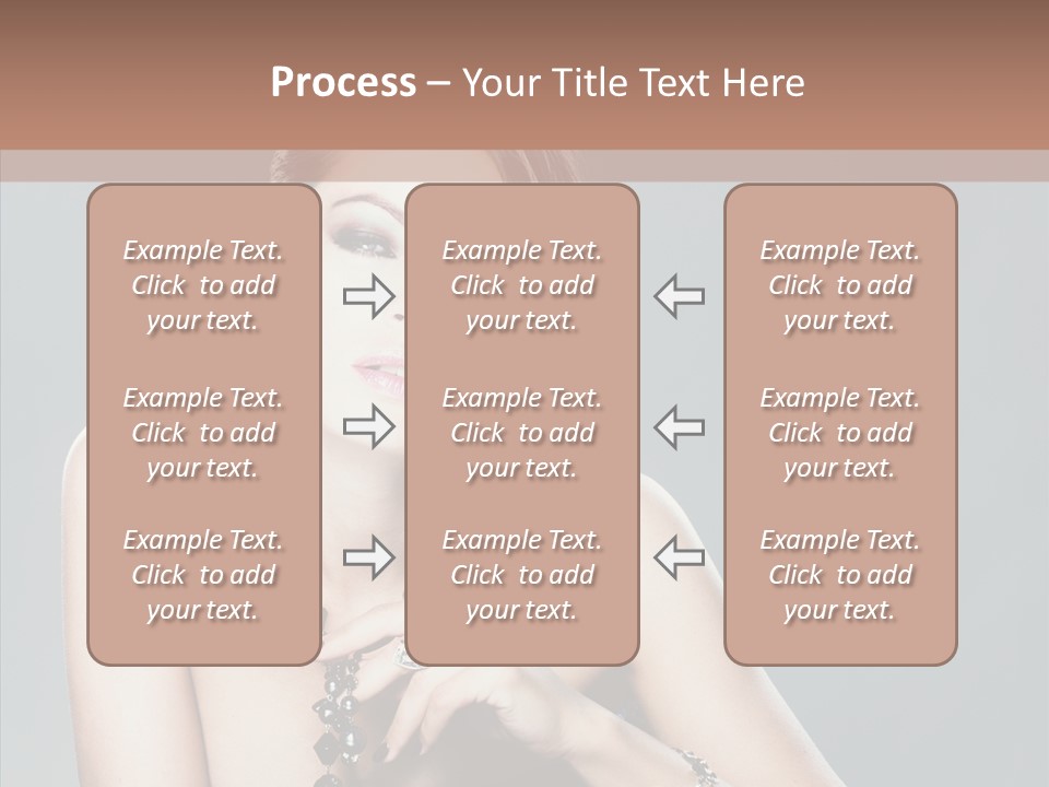Fingers Jewelry Femininity PowerPoint Template