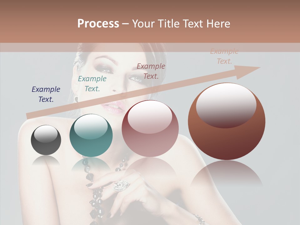 Fingers Jewelry Femininity PowerPoint Template