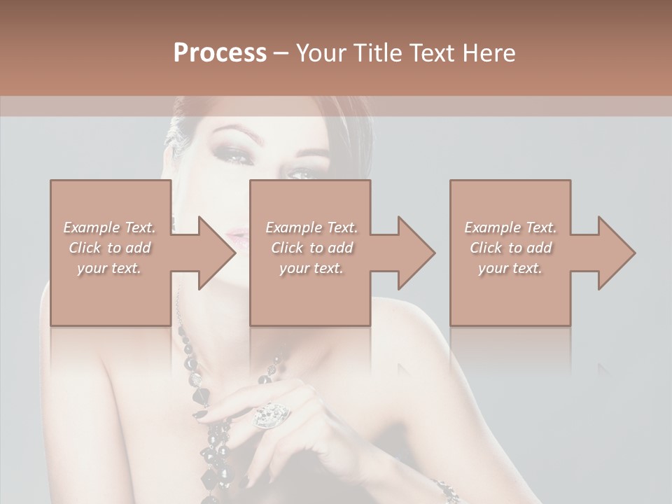 Fingers Jewelry Femininity PowerPoint Template
