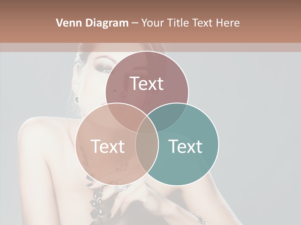 Fingers Jewelry Femininity PowerPoint Template