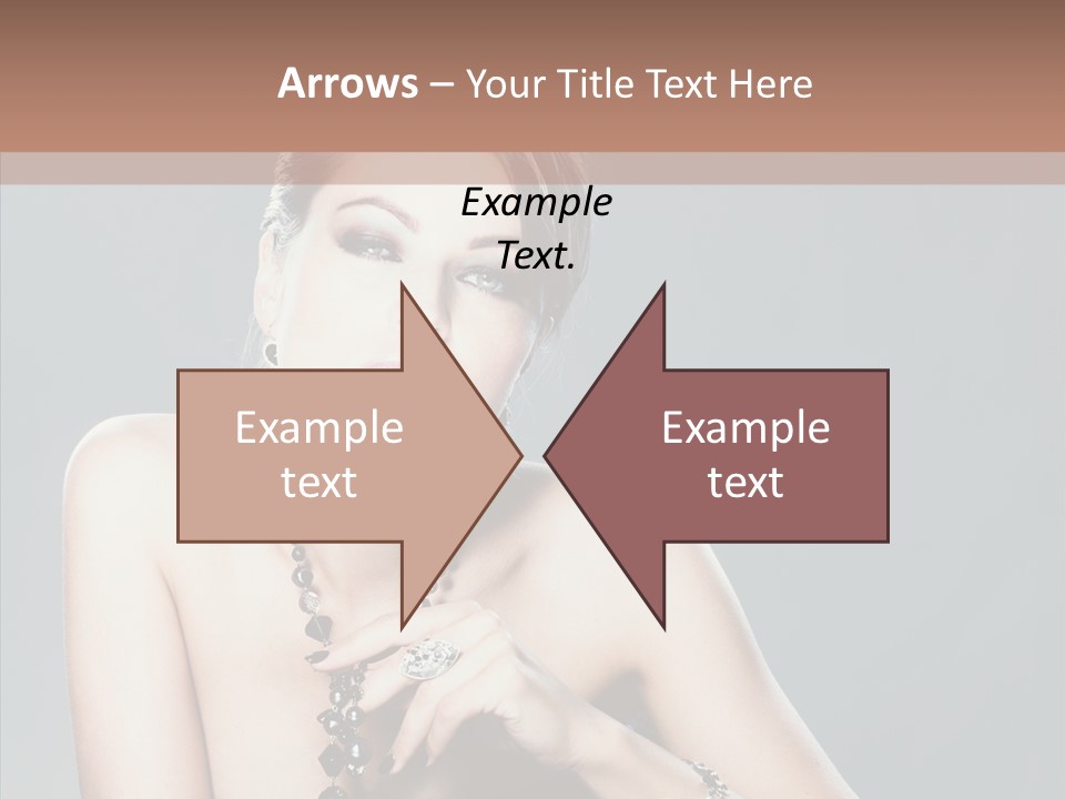 Fingers Jewelry Femininity PowerPoint Template