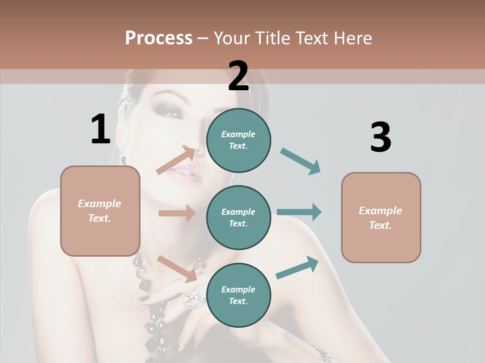 Fingers Jewelry Femininity PowerPoint Template
