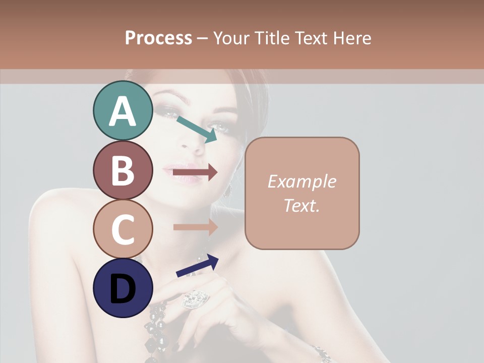 Fingers Jewelry Femininity PowerPoint Template