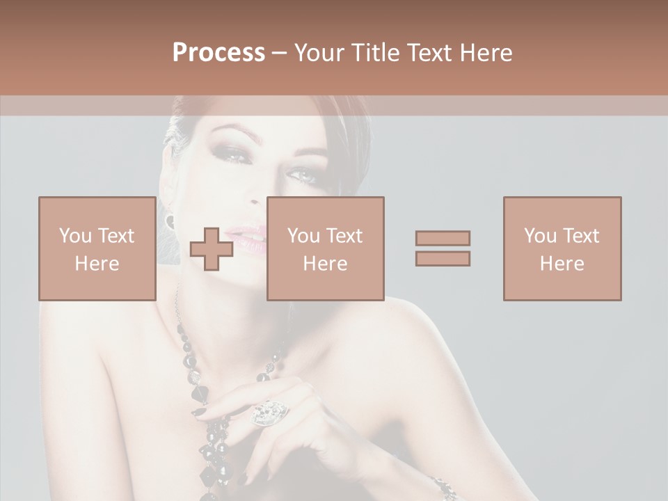 Fingers Jewelry Femininity PowerPoint Template