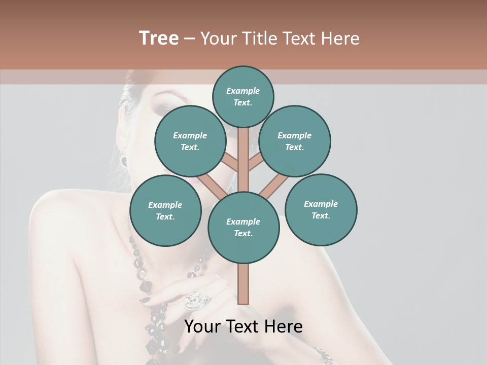 Fingers Jewelry Femininity PowerPoint Template